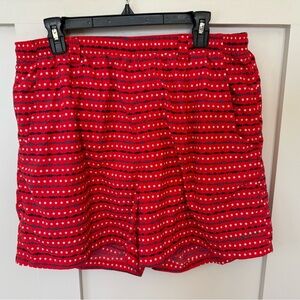 Columbia Men’s PFG Super Backcast Water Swim Shorts lined Red Size Large